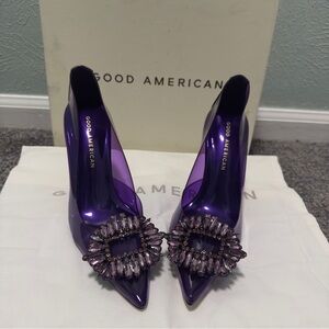 Good American Cinder-F*cking-Rella Pump